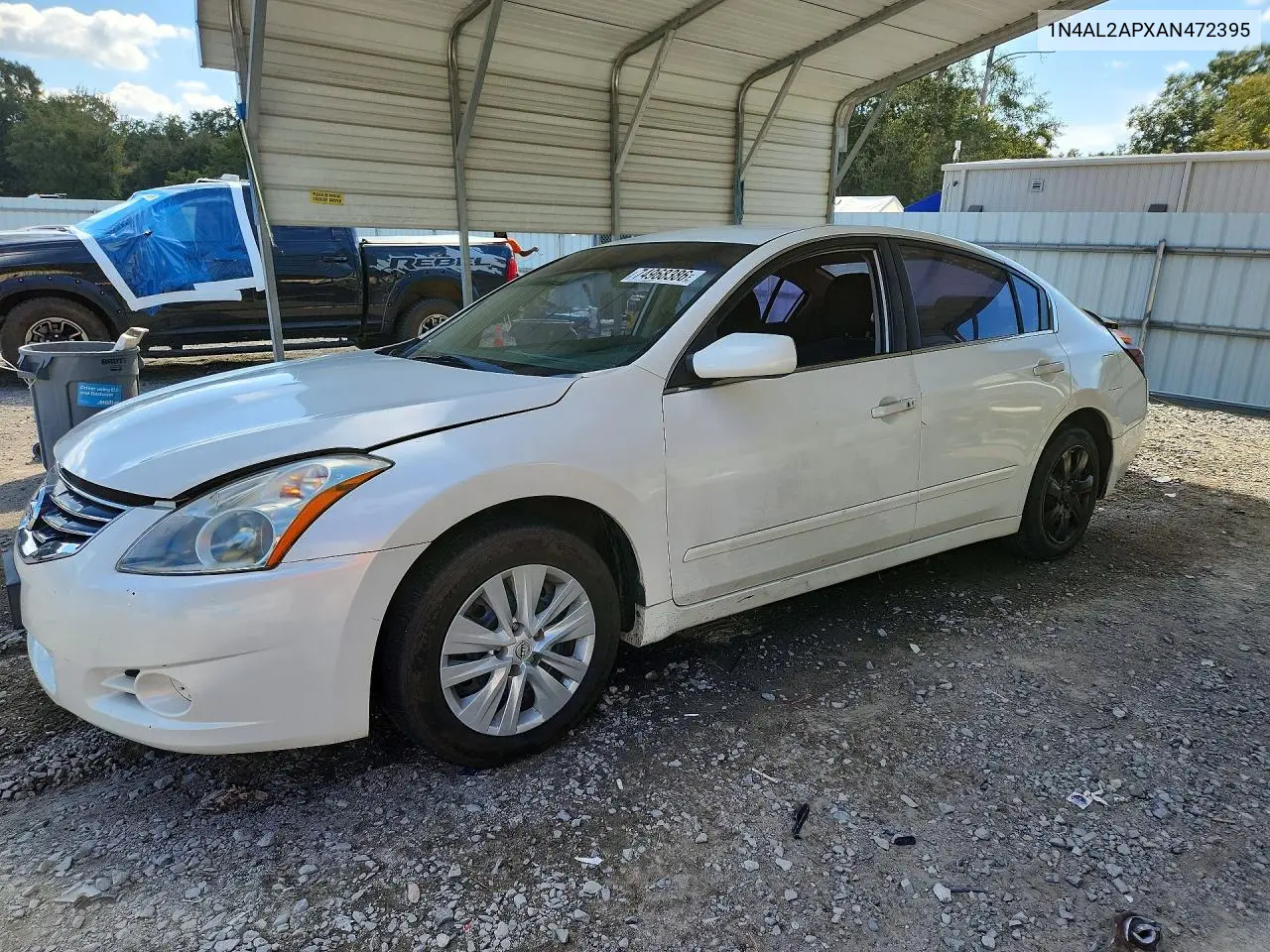 NISSAN ALTIMA 2010, VIN 1N4AL2APXAN472395