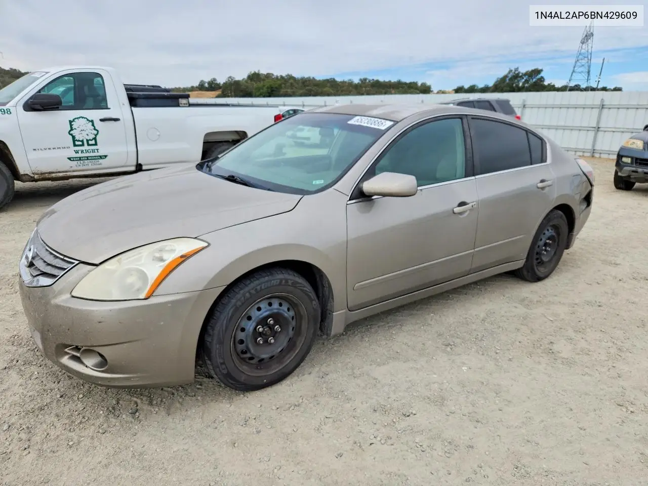 NISSAN ALTIMA 2011, VIN 1N4AL2AP6BN429609