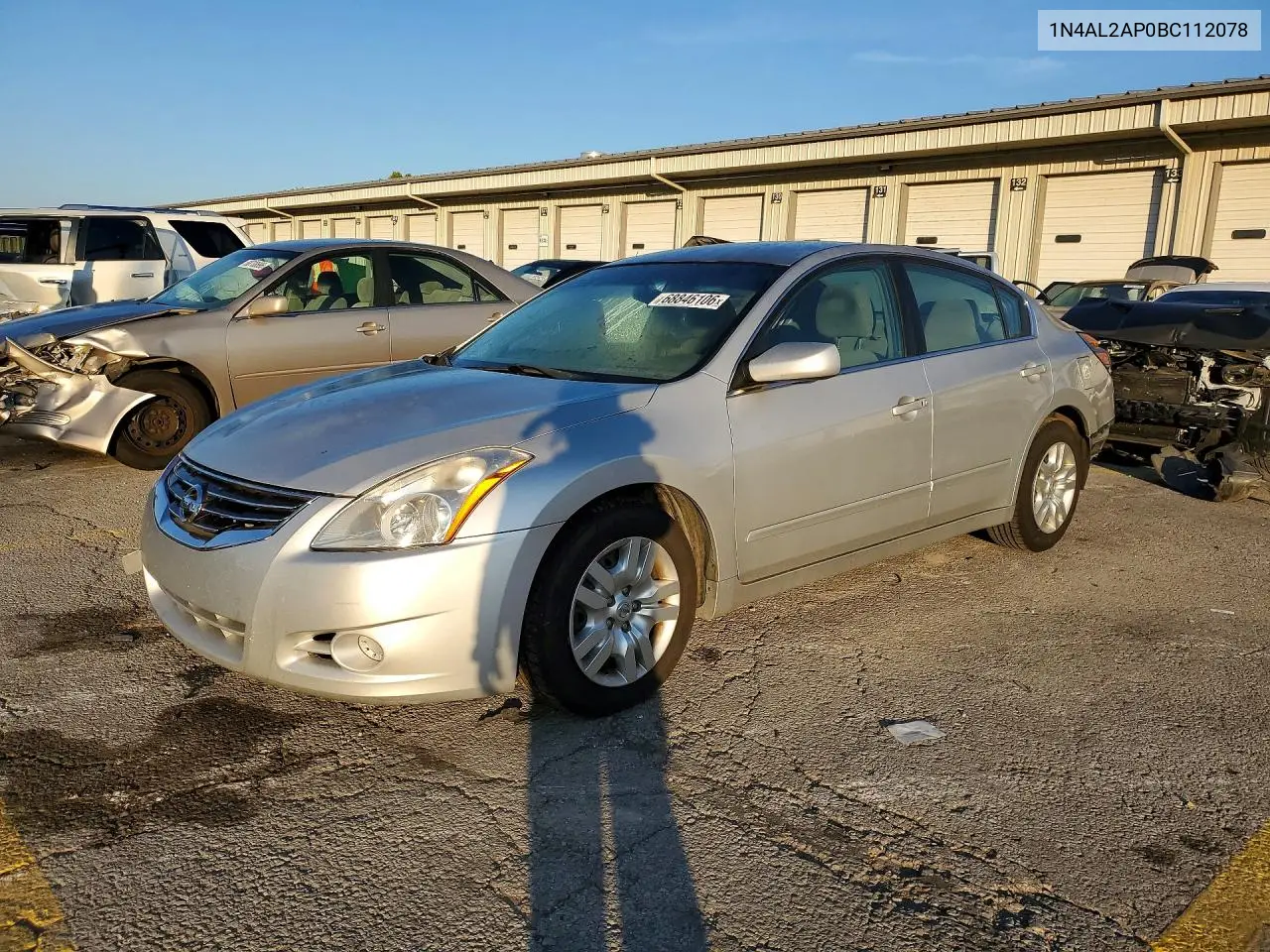 NISSAN ALTIMA 2011, VIN 1N4AL2AP0BC112078
