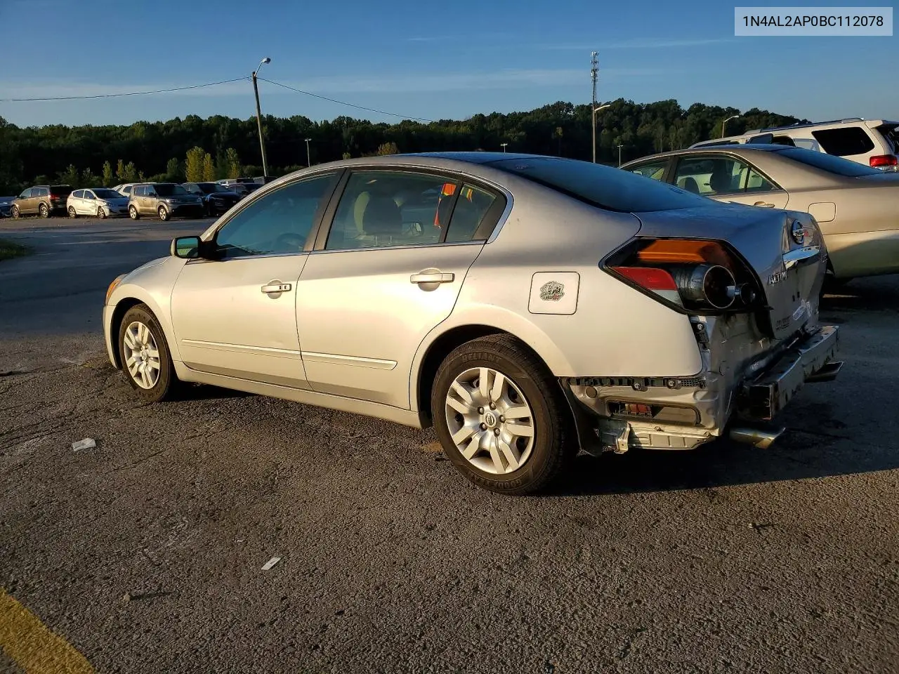 2011 NISSAN ALTIMA VIN 1N4AL2AP0BC112078 — фото 2