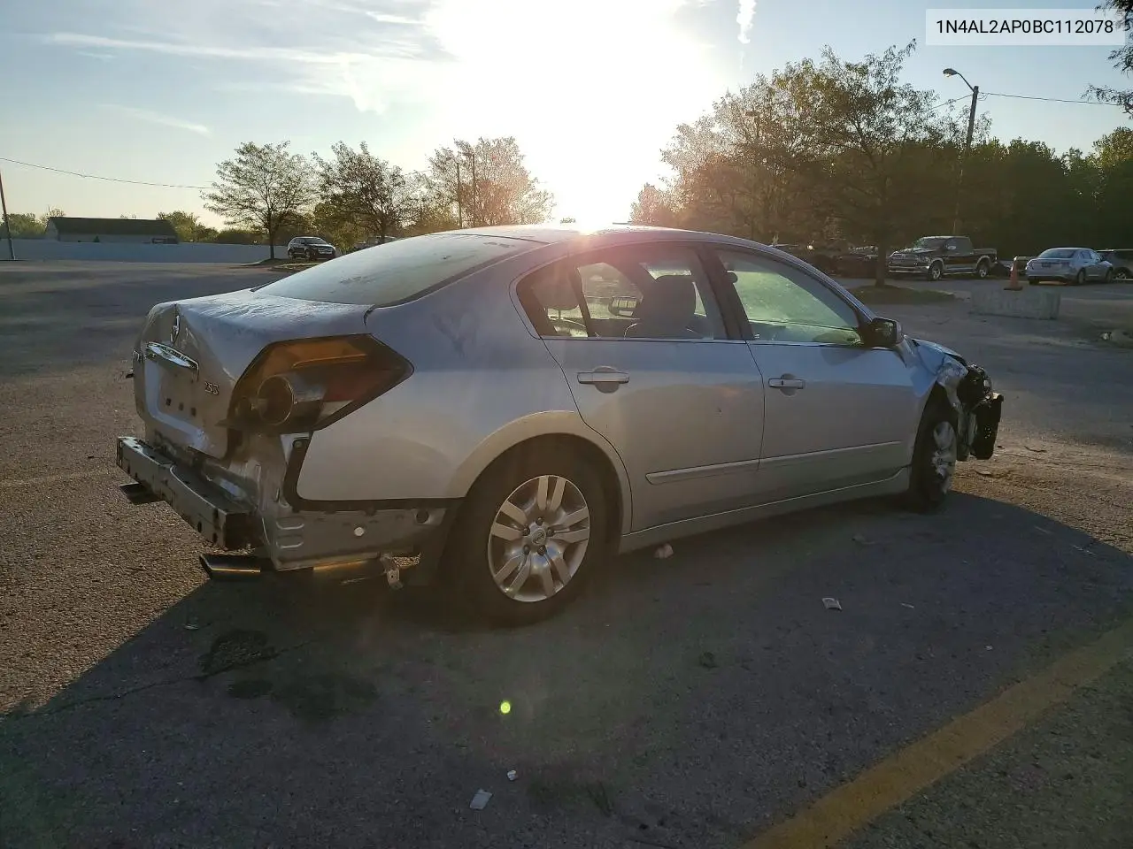 2011 NISSAN ALTIMA VIN 1N4AL2AP0BC112078 — фото 3