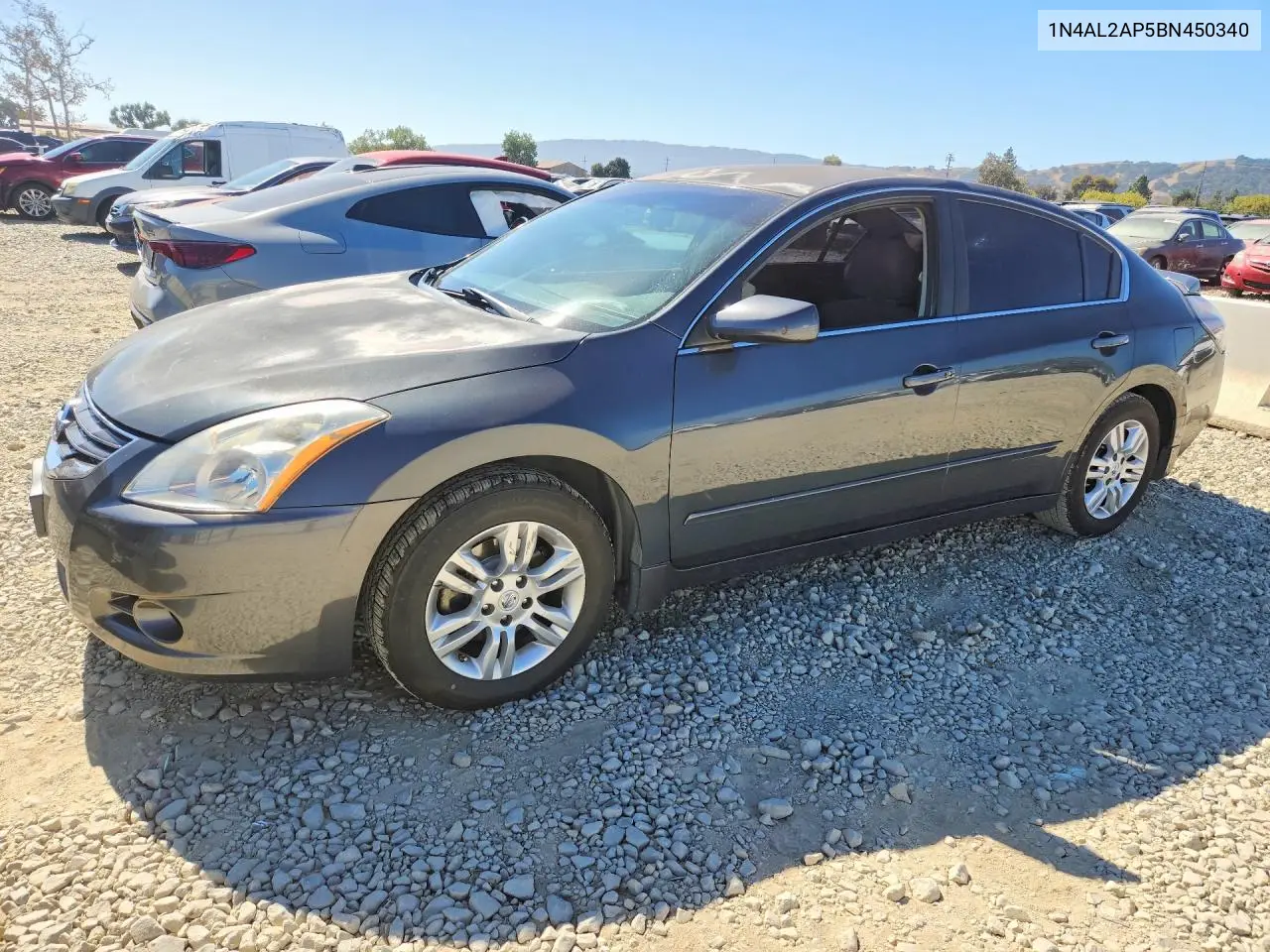 NISSAN ALTIMA 2011, VIN 1N4AL2AP5BN450340