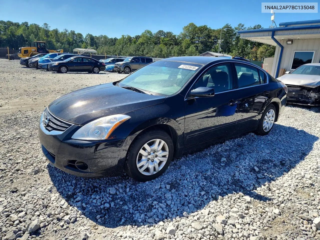 NISSAN ALTIMA 2011, VIN 1N4AL2AP7BC135048