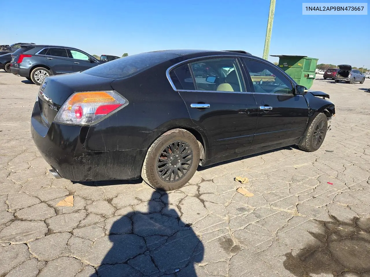 2011 NISSAN ALTIMA VIN 1N4AL2AP9BN473667 — фото 3