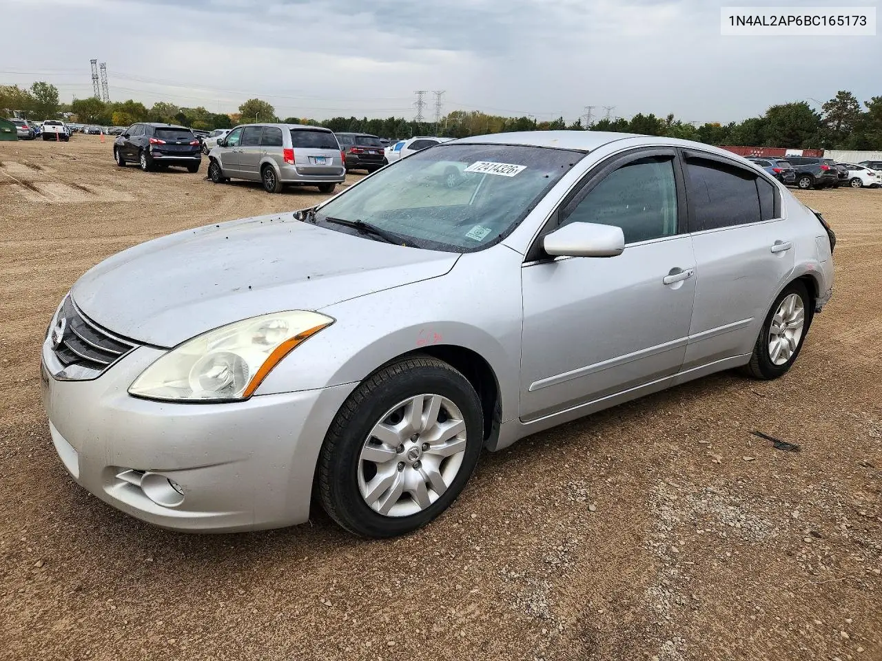 NISSAN ALTIMA 2011, VIN 1N4AL2AP6BC165173