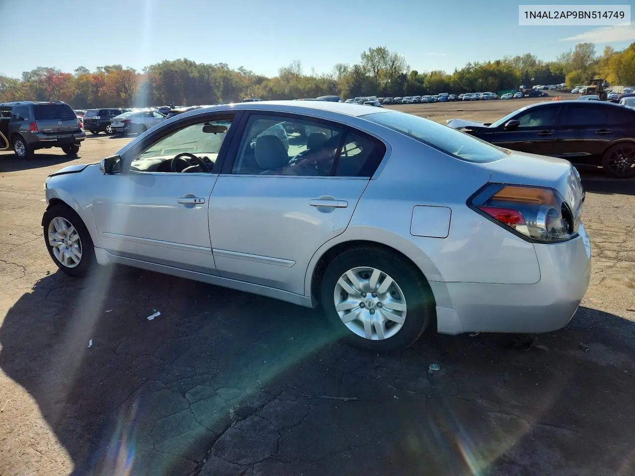 2011 NISSAN ALTIMA VIN 1N4AL2AP9BN514749 — фото 2