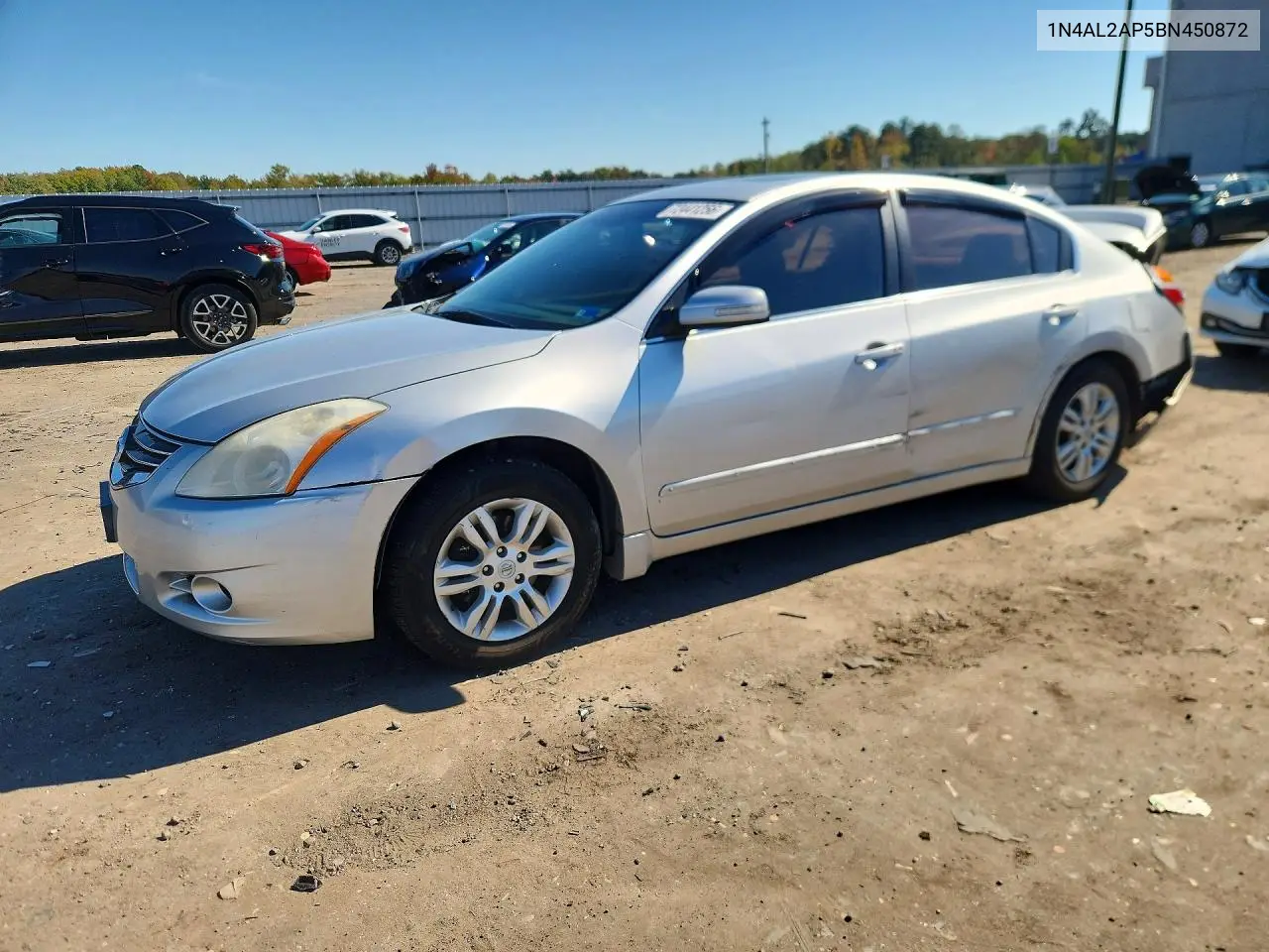 NISSAN ALTIMA 2011, VIN 1N4AL2AP5BN450872