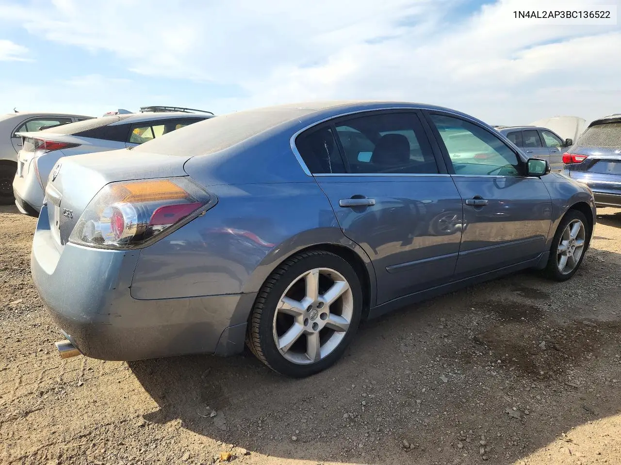 2011 NISSAN ALTIMA VIN 1N4AL2AP3BC136522 — фото 3
