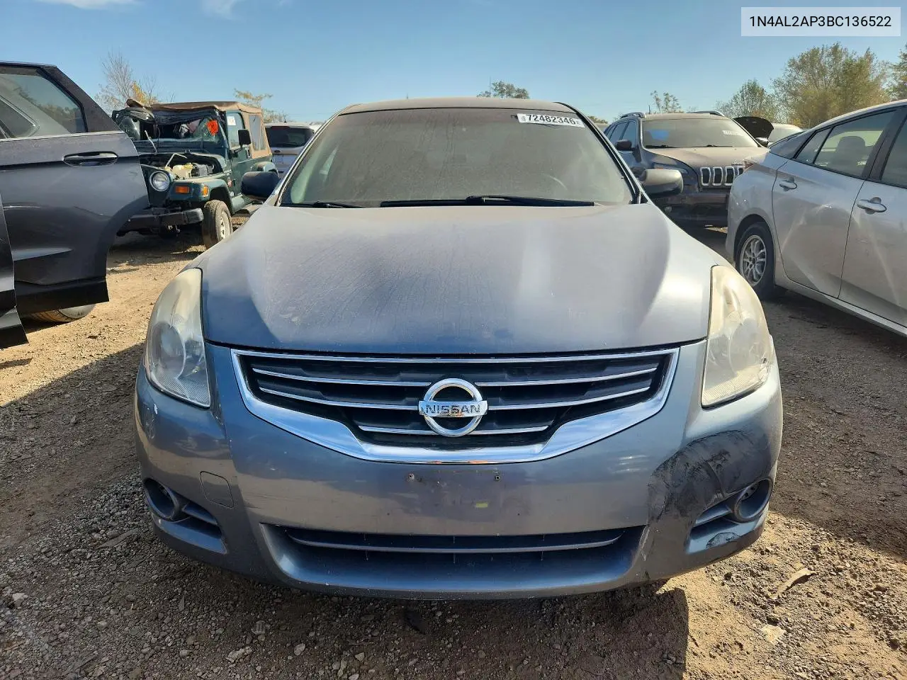 2011 NISSAN ALTIMA VIN 1N4AL2AP3BC136522 — фото 5