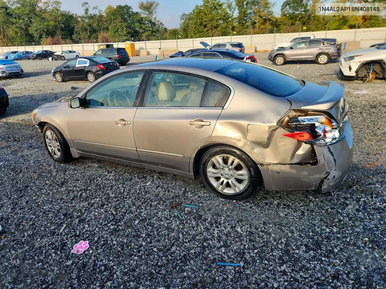 2011 NISSAN ALTIMA VIN 1N4AL2AP1BN408148 — фото 2
