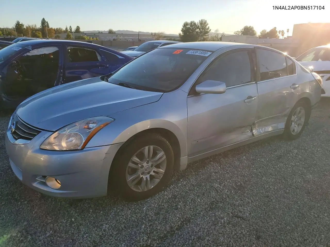 NISSAN ALTIMA 2011, VIN 1N4AL2AP0BN517104