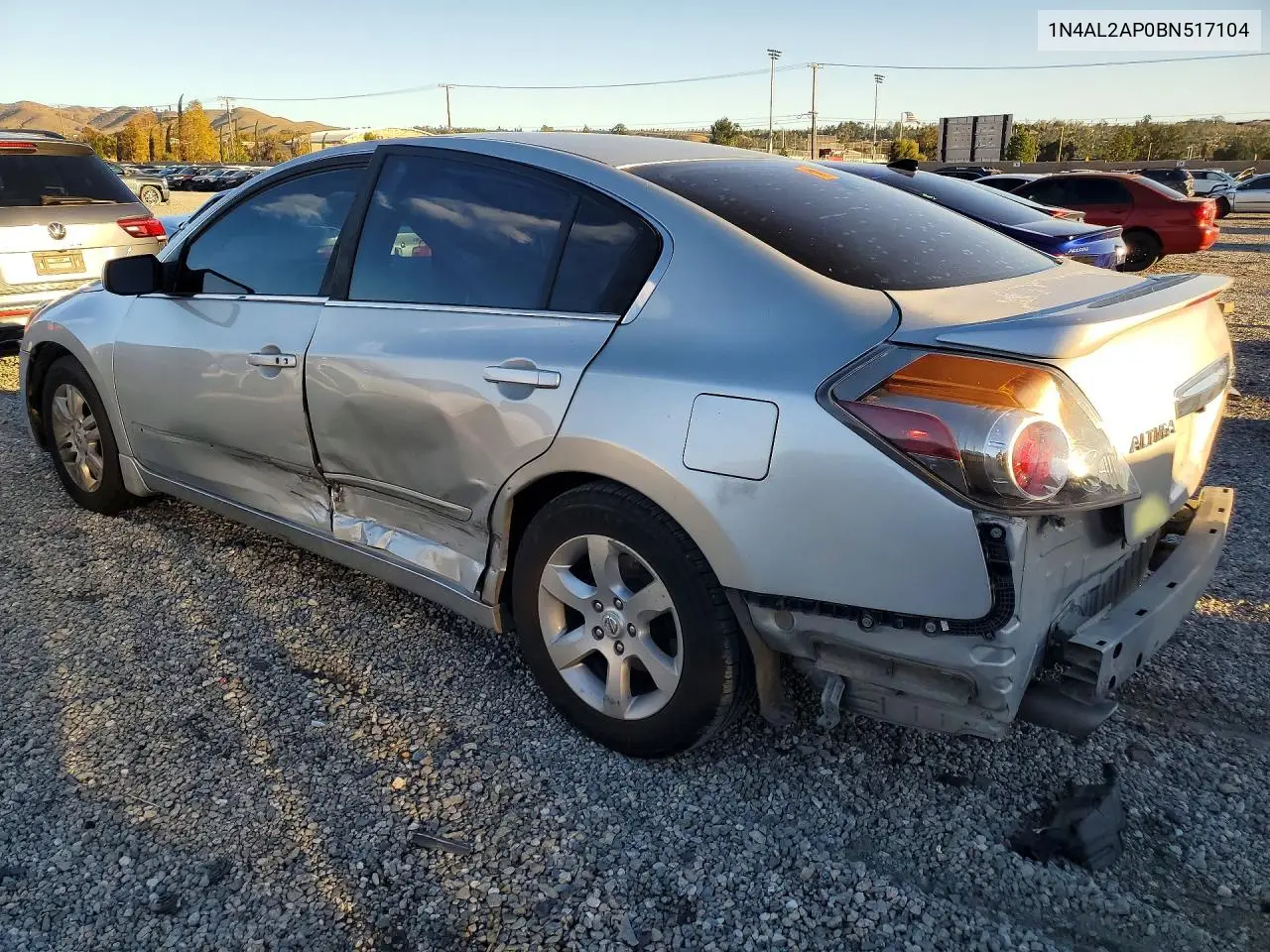 2011 NISSAN ALTIMA VIN 1N4AL2AP0BN517104 — фото 2