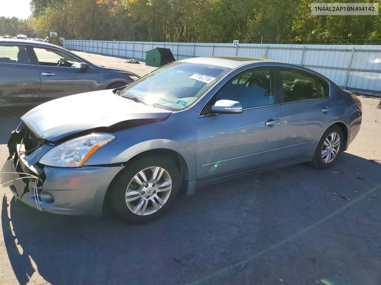 NISSAN ALTIMA 2011, VIN 1N4AL2AP1BN494142