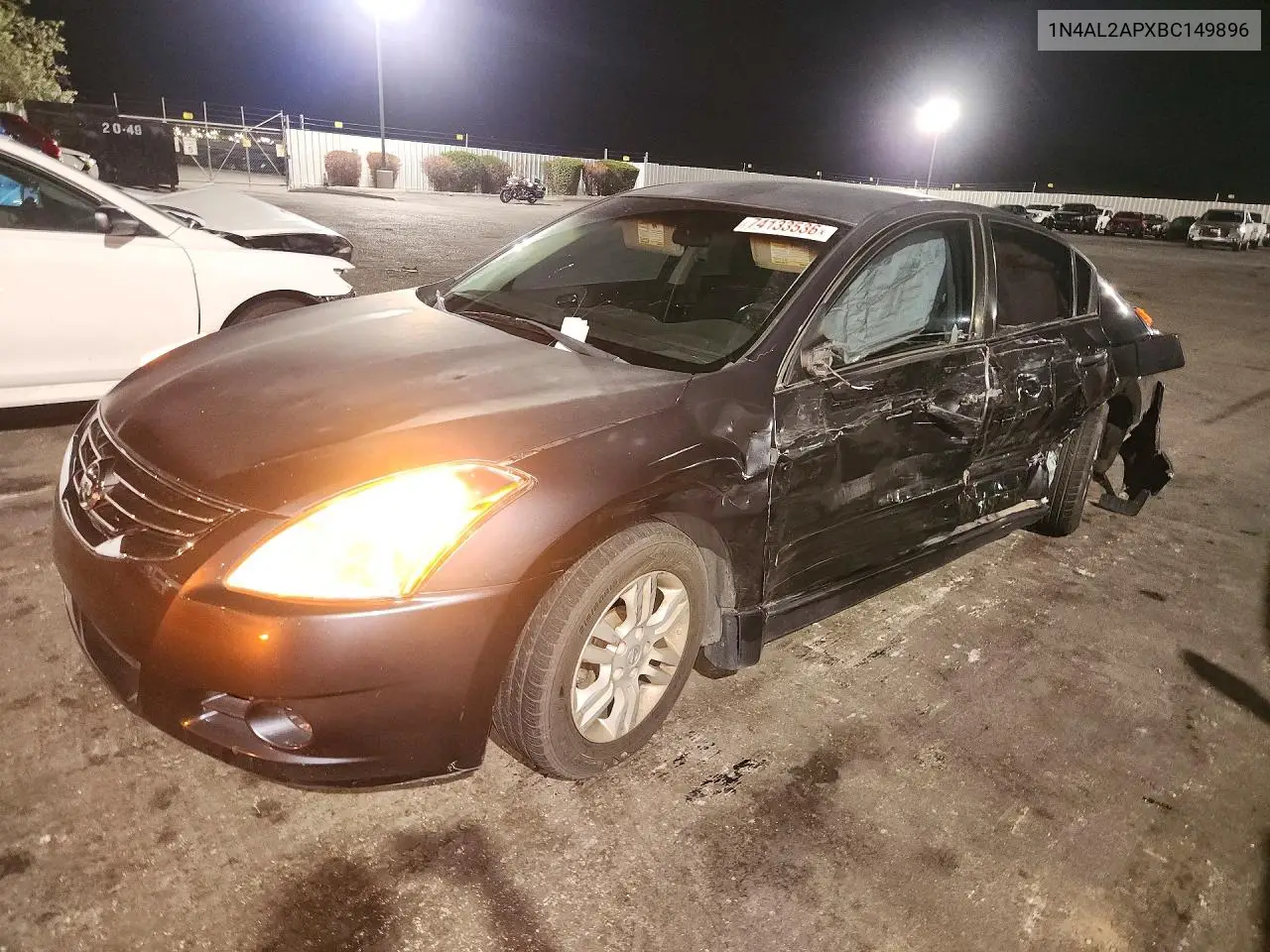 NISSAN ALTIMA 2011, VIN 1N4AL2APXBC149896