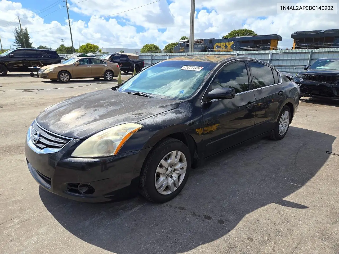 NISSAN ALTIMA 2011, VIN 1N4AL2AP0BC140902