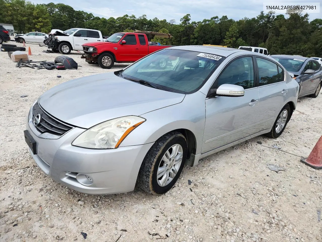 NISSAN ALTIMA 2011, VIN 1N4AL2AP5BN427981