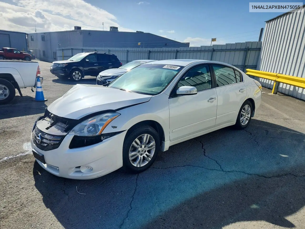 NISSAN ALTIMA 2011, VIN 1N4AL2APXBN475055