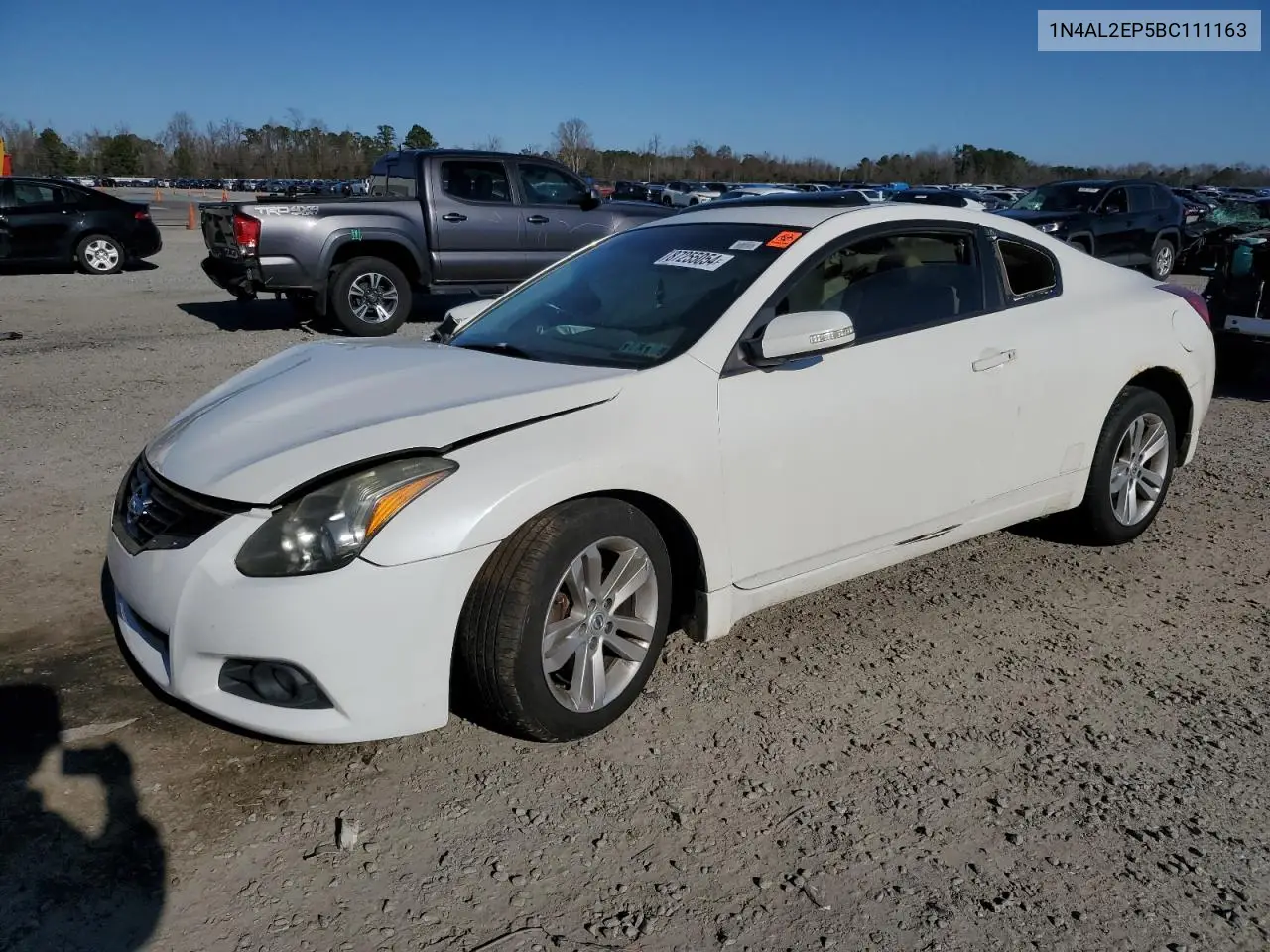 NISSAN ALTIMA 2011, VIN 1N4AL2EP5BC111163