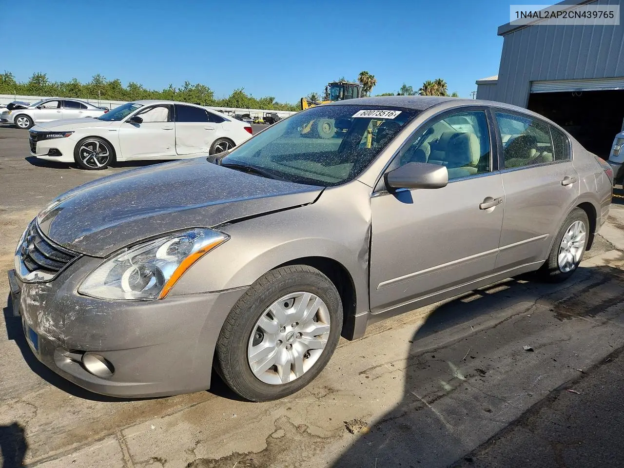 NISSAN ALTIMA 2012, VIN 1N4AL2AP2CN439765