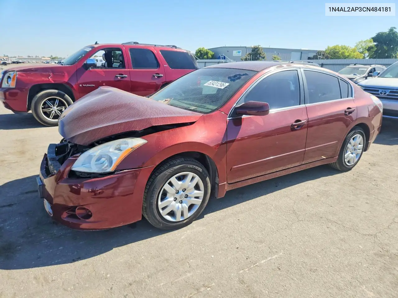 NISSAN ALTIMA 2012, VIN 1N4AL2AP3CN484181