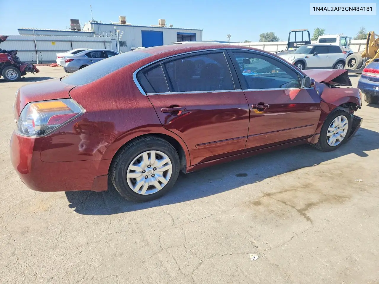 2012 NISSAN ALTIMA VIN 1N4AL2AP3CN484181 — фото 3