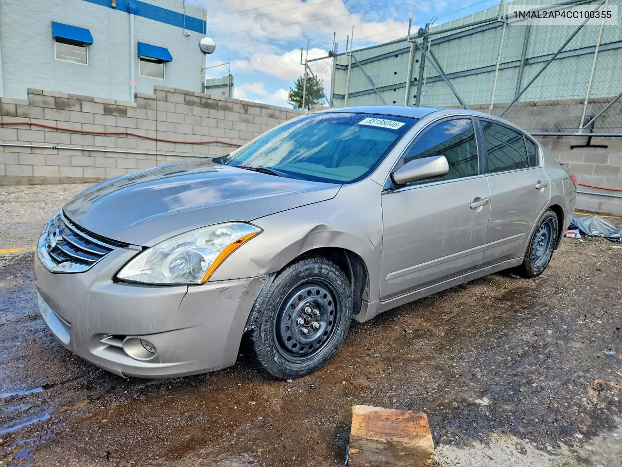 NISSAN ALTIMA 2012, VIN 1N4AL2AP4CC100355