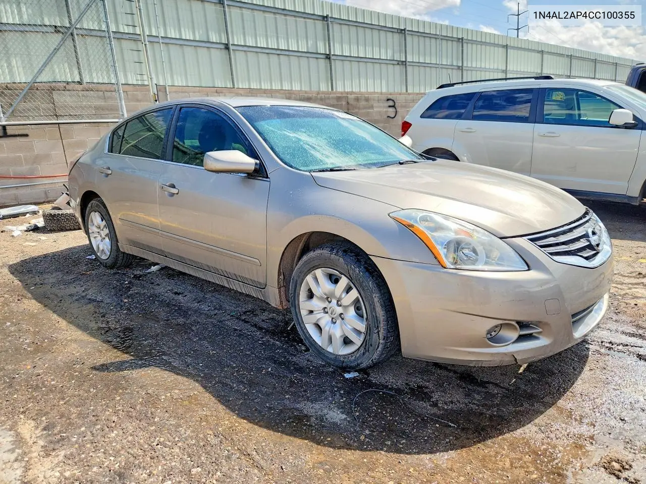 2012 NISSAN ALTIMA VIN 1N4AL2AP4CC100355 — фото 4