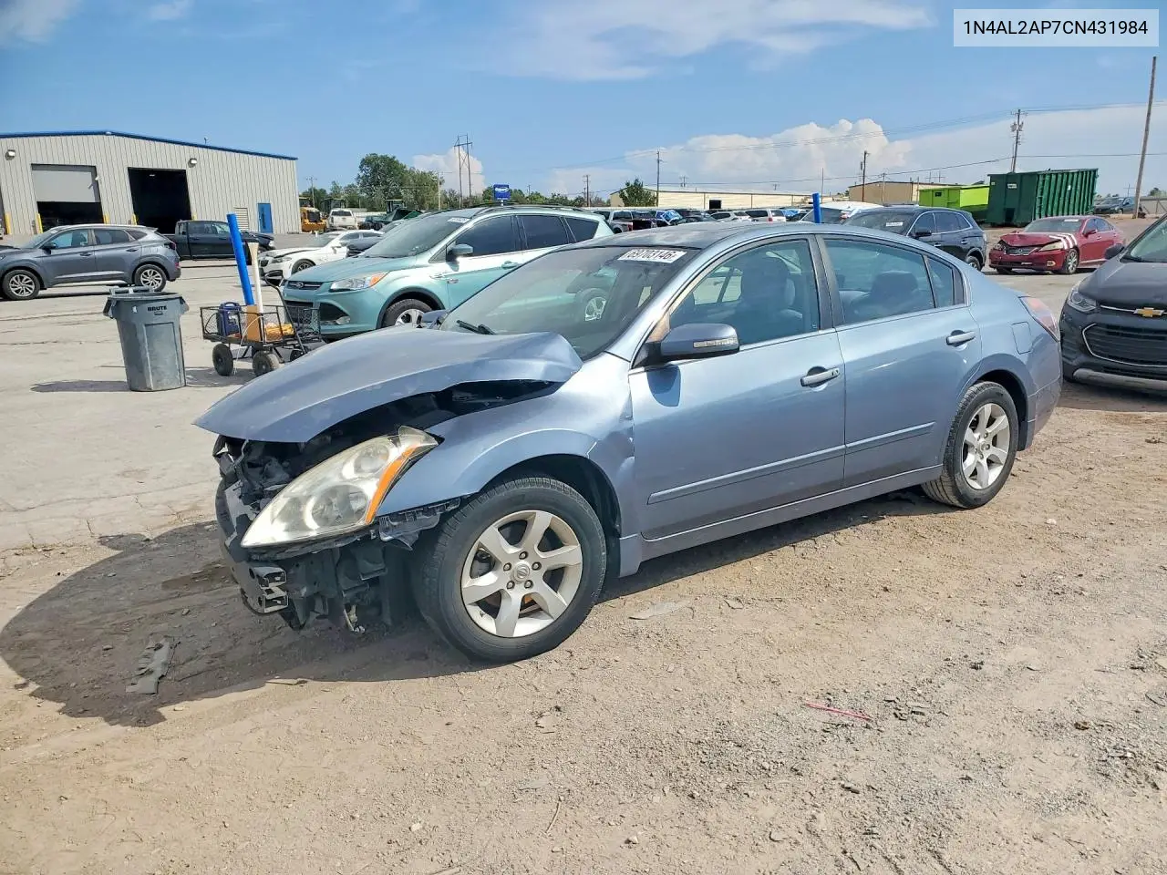 NISSAN ALTIMA 2012, VIN 1N4AL2AP7CN431984