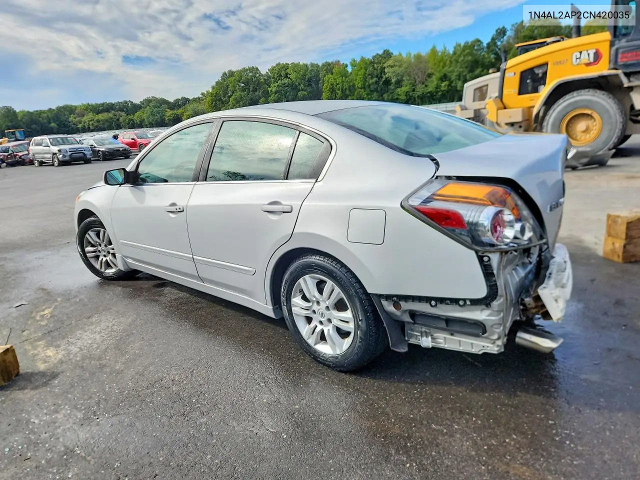 2012 NISSAN ALTIMA VIN 1N4AL2AP2CN420035 — фото 2
