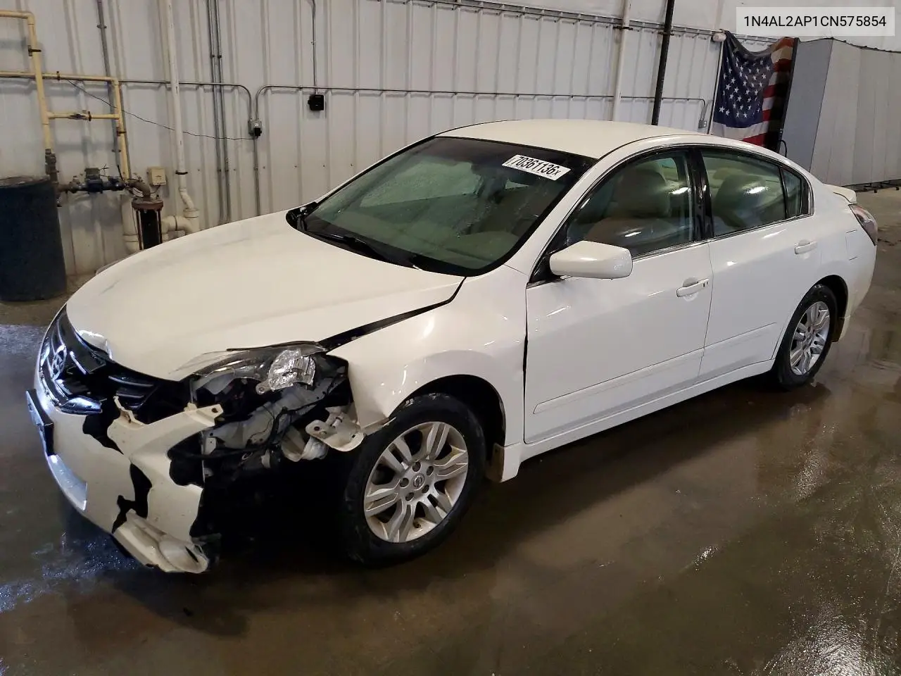 NISSAN ALTIMA 2012, VIN 1N4AL2AP1CN575854