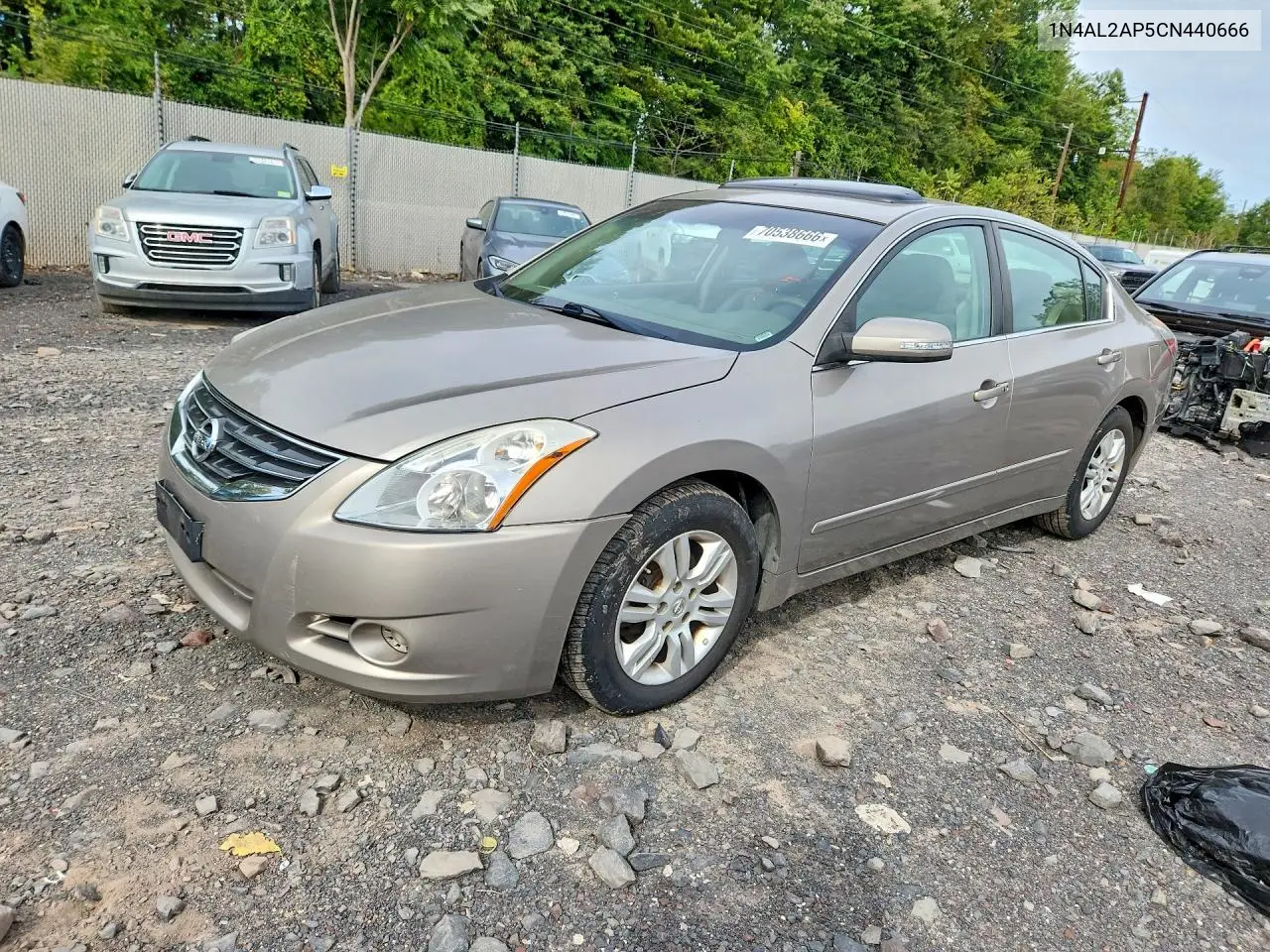 NISSAN ALTIMA 2012, VIN 1N4AL2AP5CN440666
