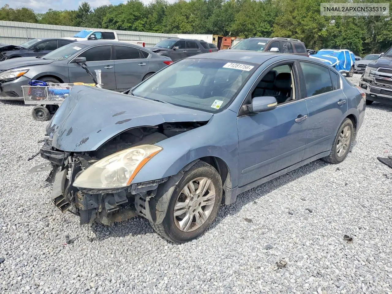 NISSAN ALTIMA 2012, VIN 1N4AL2APXCN535319