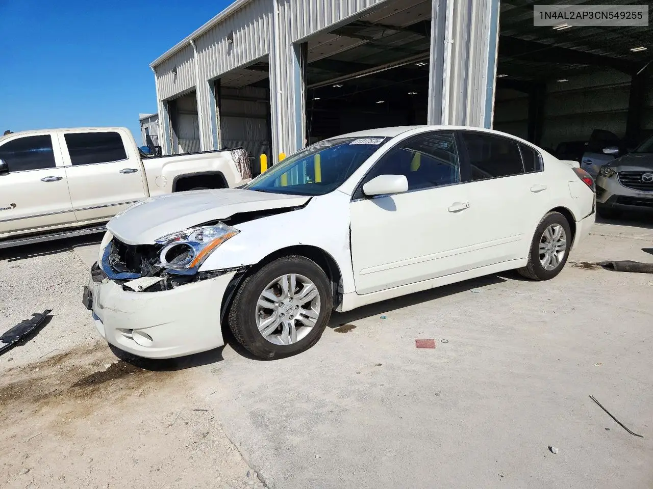 NISSAN ALTIMA 2012, VIN 1N4AL2AP3CN549255