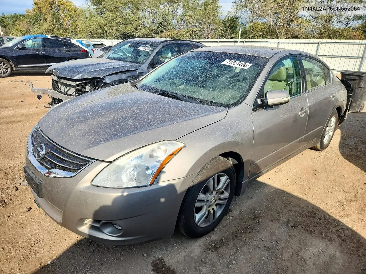 NISSAN ALTIMA 2012, VIN 1N4AL2AP6CN562064