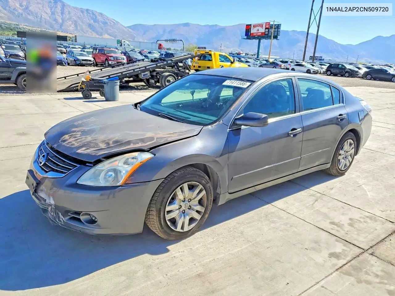 NISSAN ALTIMA 2012, VIN 1N4AL2AP2CN509720