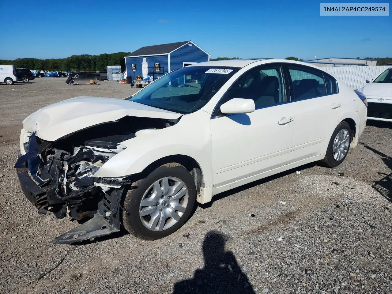 NISSAN ALTIMA 2012, VIN 1N4AL2AP4CC249574