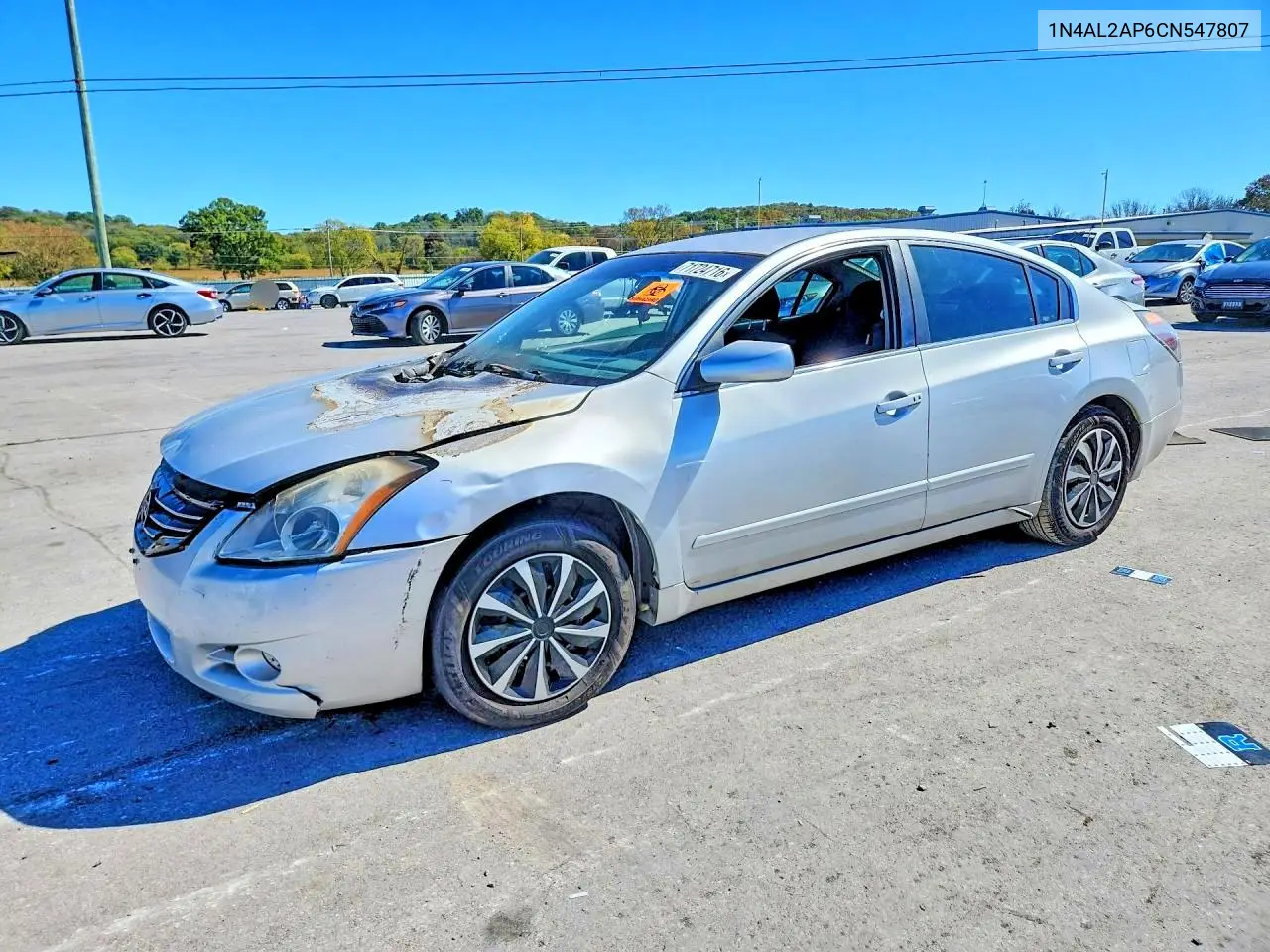 NISSAN ALTIMA 2012, VIN 1N4AL2AP6CN547807