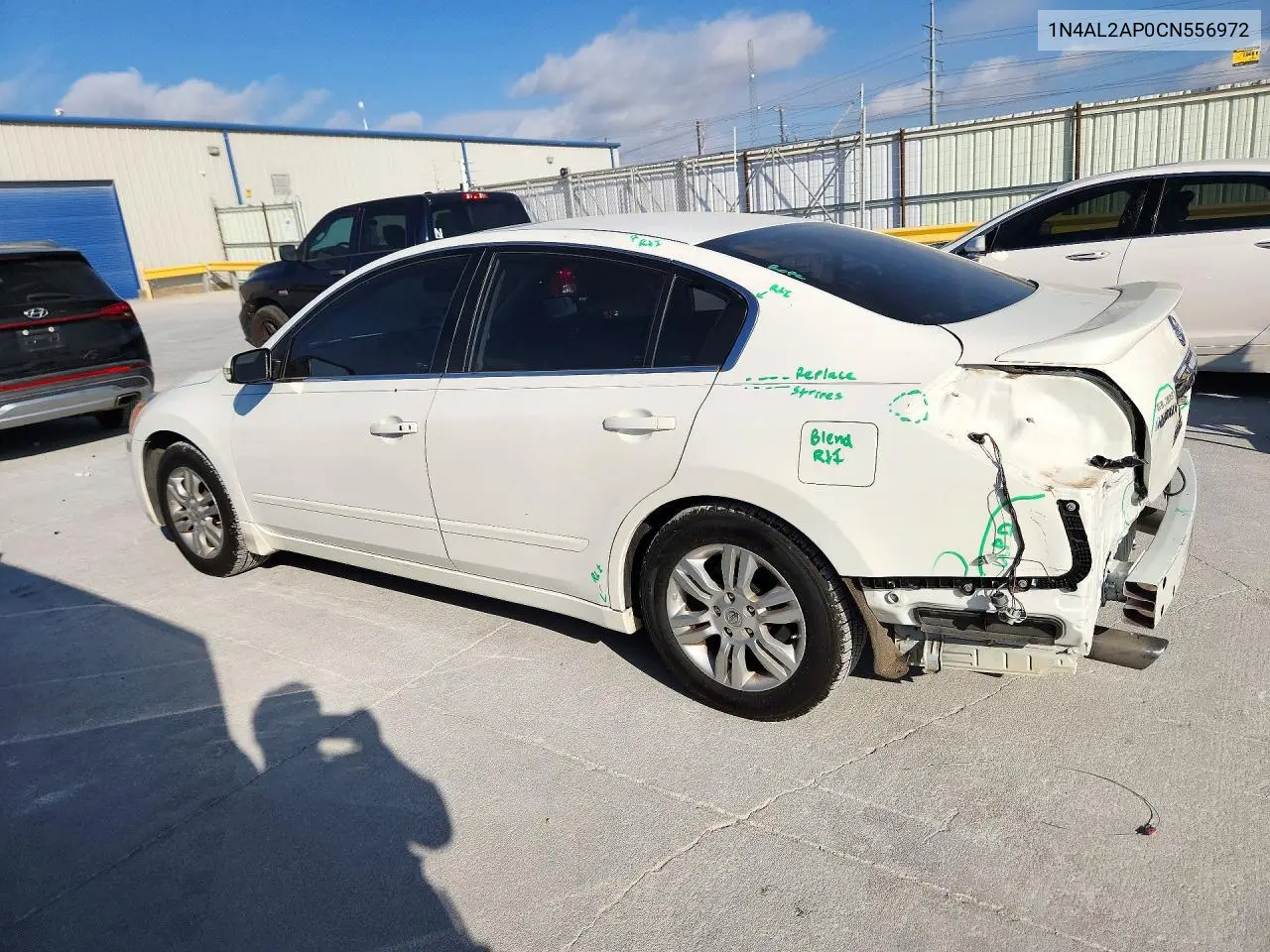 2012 NISSAN ALTIMA VIN 1N4AL2AP0CN556972 — фото 2