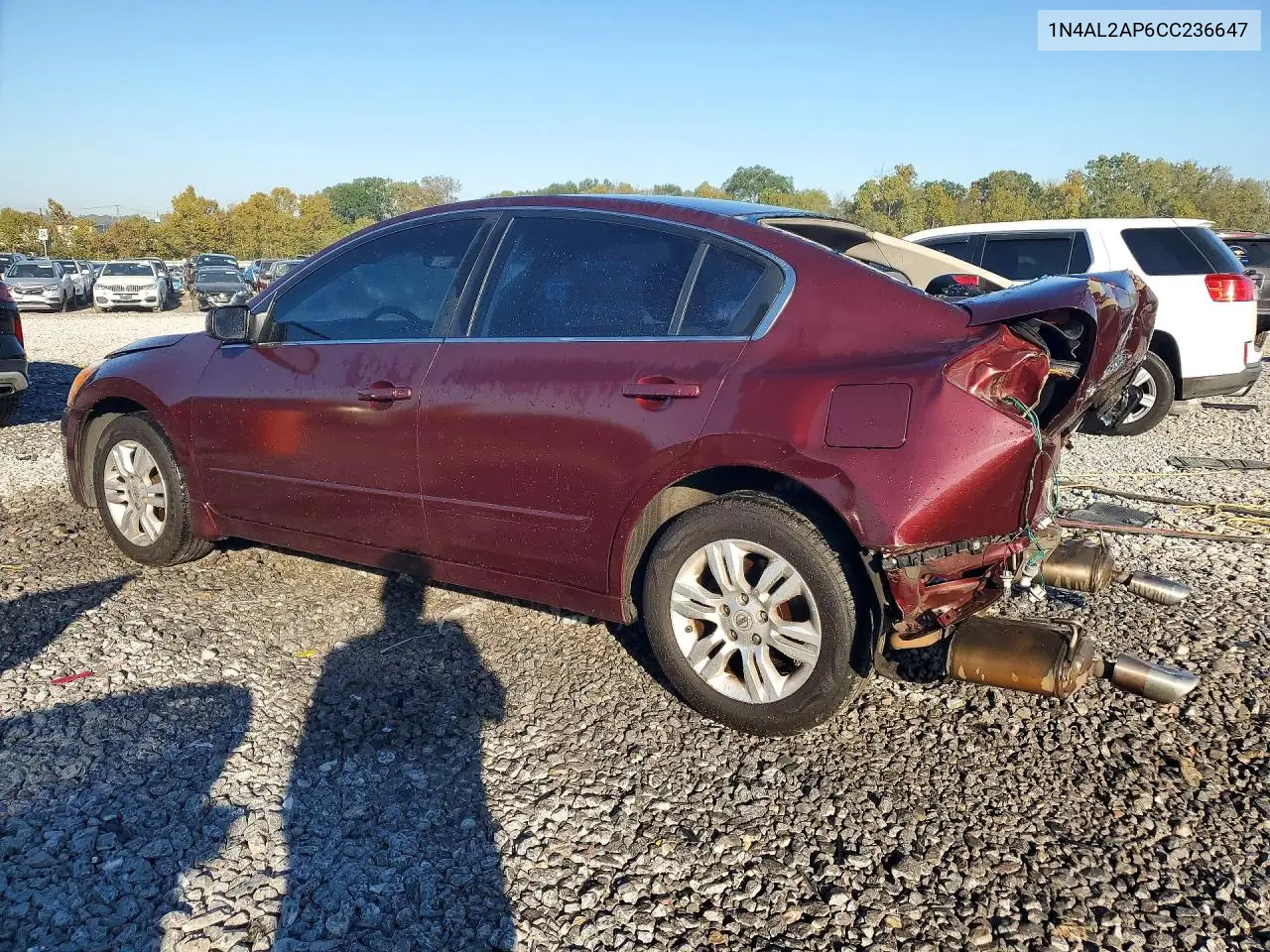 2012 NISSAN ALTIMA VIN 1N4AL2AP6CC236647 — фото 2