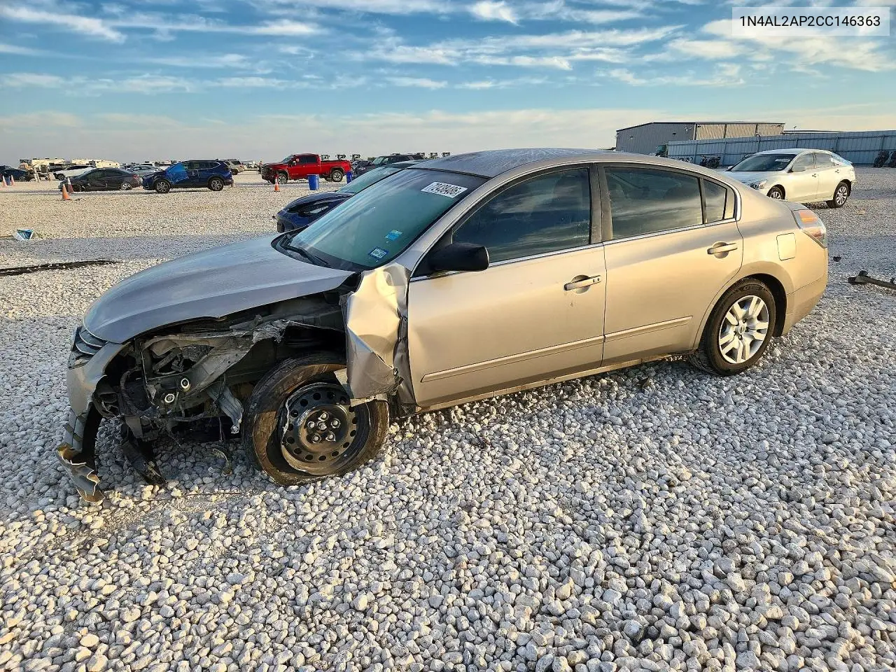 NISSAN ALTIMA 2012, VIN 1N4AL2AP2CC146363