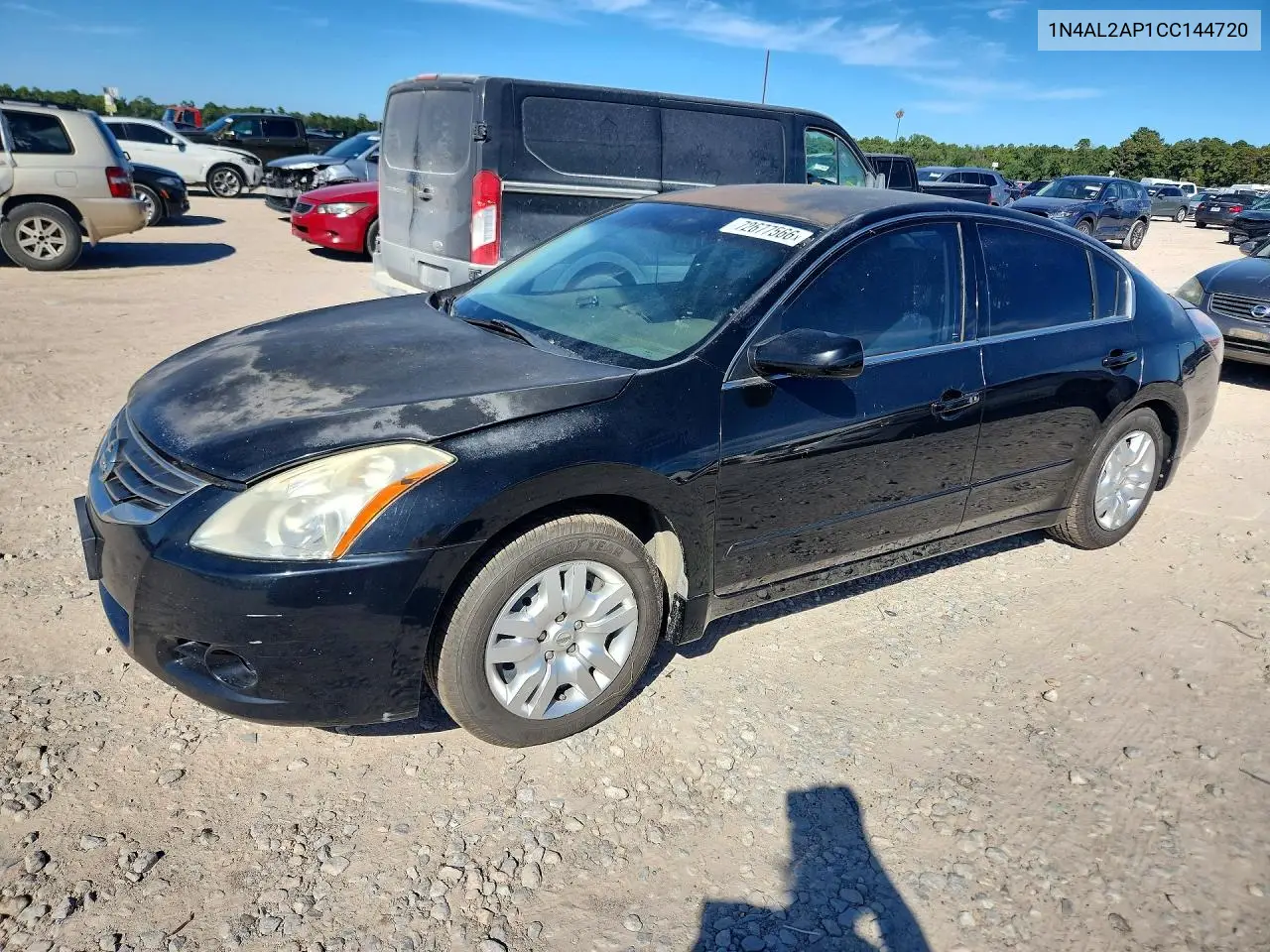 NISSAN ALTIMA 2012, VIN 1N4AL2AP1CC144720