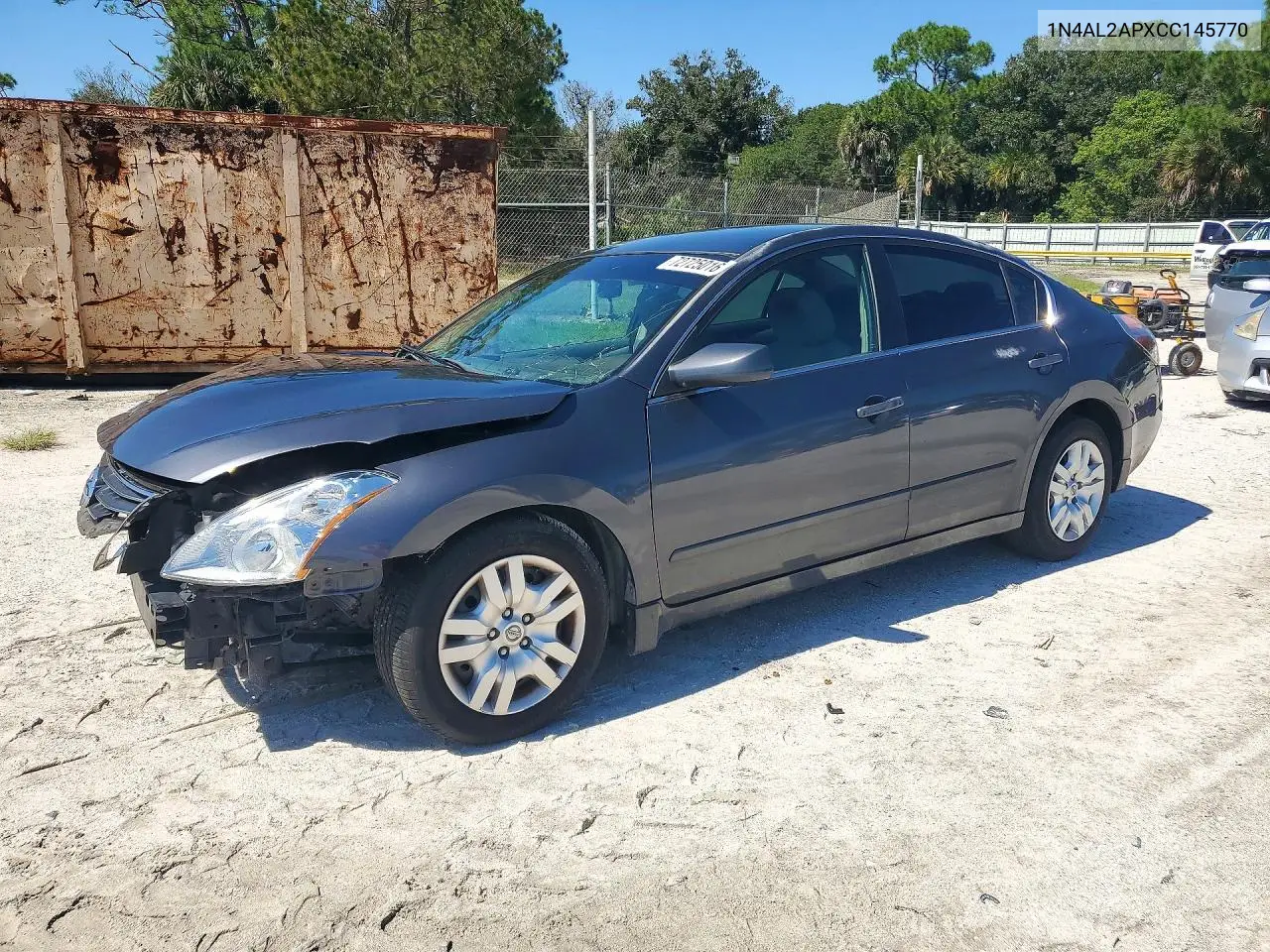 NISSAN ALTIMA 2012, VIN 1N4AL2APXCC145770