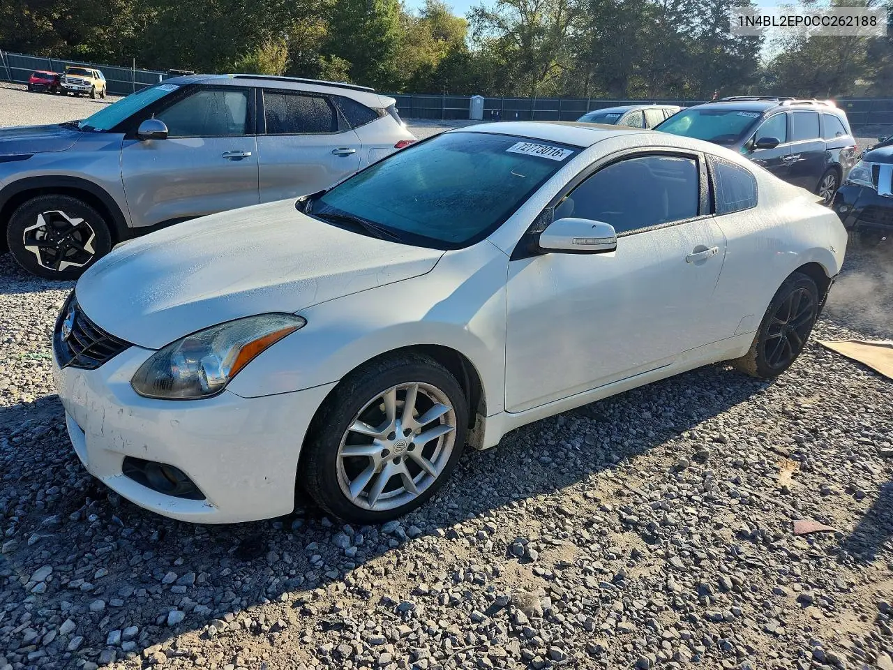NISSAN ALTIMA 2012, VIN 1N4BL2EP0CC262188