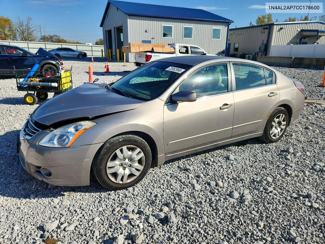 NISSAN ALTIMA 2012, VIN 1N4AL2AP7CC178600