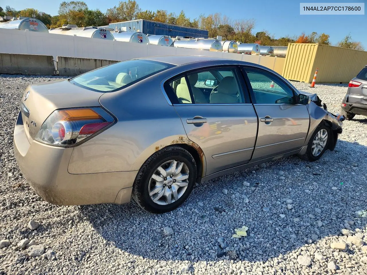 2012 NISSAN ALTIMA VIN 1N4AL2AP7CC178600 — фото 3