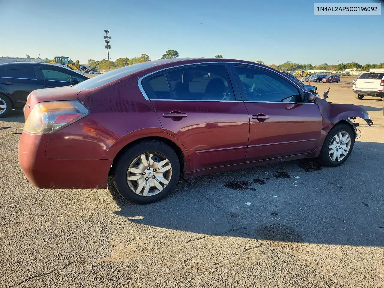 2012 NISSAN ALTIMA VIN 1N4AL2AP5CC196092 — фото 3