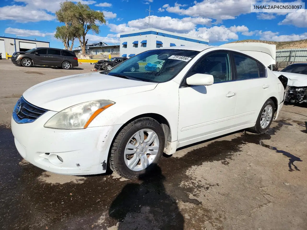 NISSAN ALTIMA 2012, VIN 1N4AL2AP4CN508097