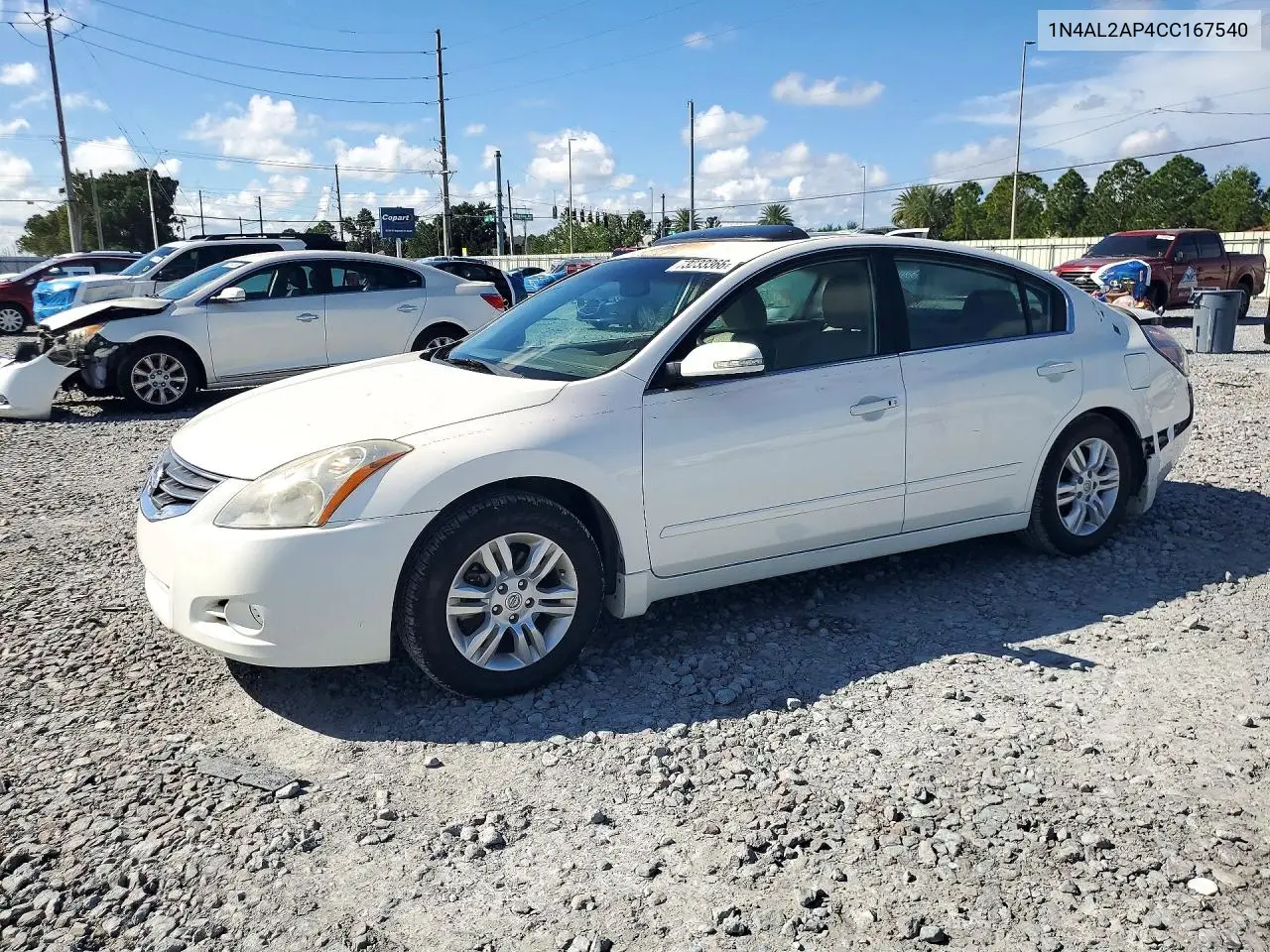 NISSAN ALTIMA 2012, VIN 1N4AL2AP4CC167540
