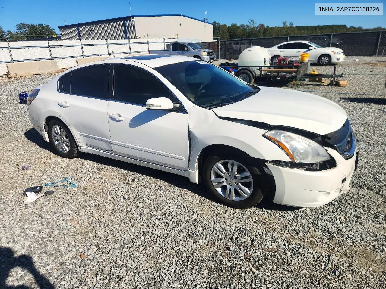 2012 NISSAN ALTIMA VIN 1N4AL2AP7CC138226 — фото 4