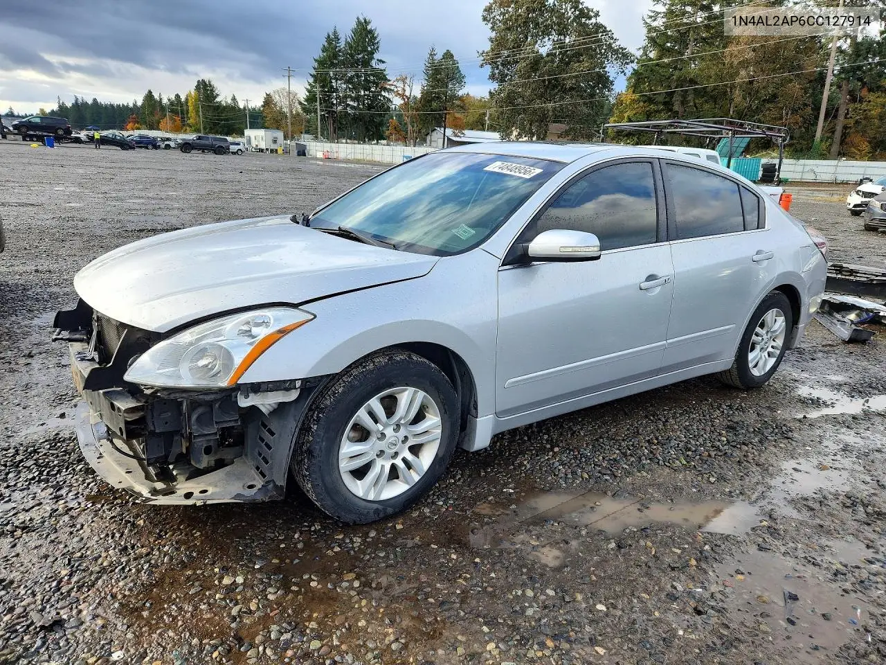 NISSAN ALTIMA 2012, VIN 1N4AL2AP6CC127914